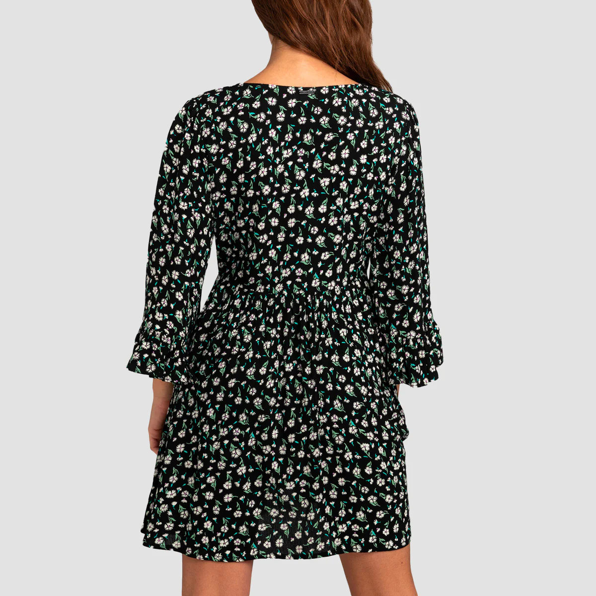 Billabong After Time Babydoll Dress Off Black - Womens - Image 2