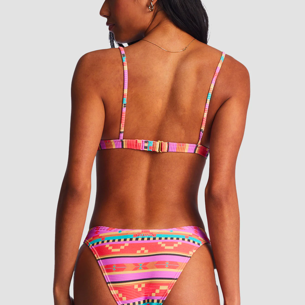 Billabong Baja Rising Coco Bralette Bikini Top Bright Poppy - Womens - Image 2