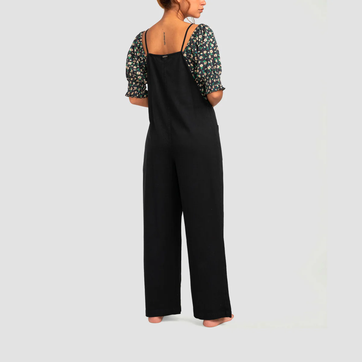 Billabong Beach Cruiser Dungarees Black - Womens - Image 2
