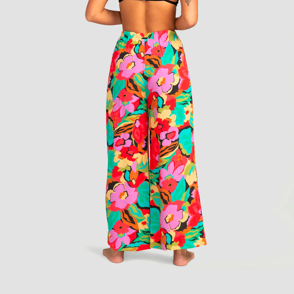 Billabong Beach Spirit Wide Leg Trousers Multi - Womens - Image 2