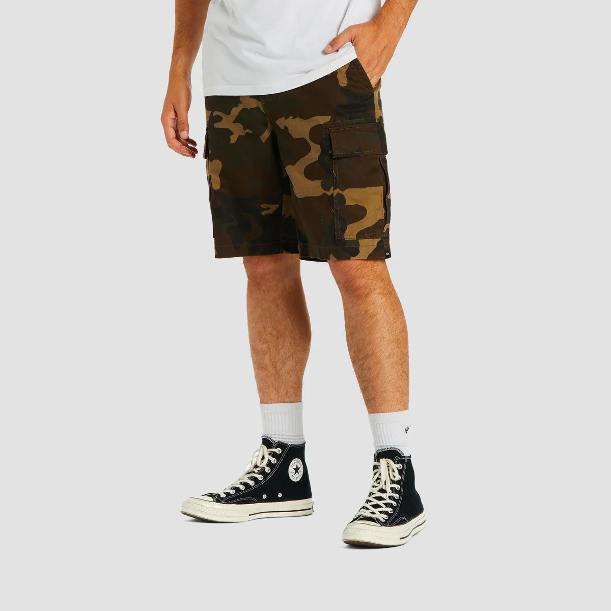Billabong Combat Cargo Shorts Military Camo - Image 2