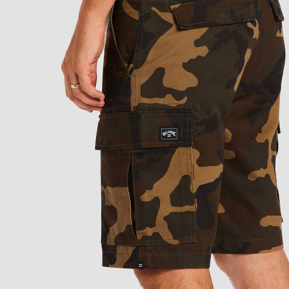 Billabong Combat Cargo Shorts Military Camo - Image 4