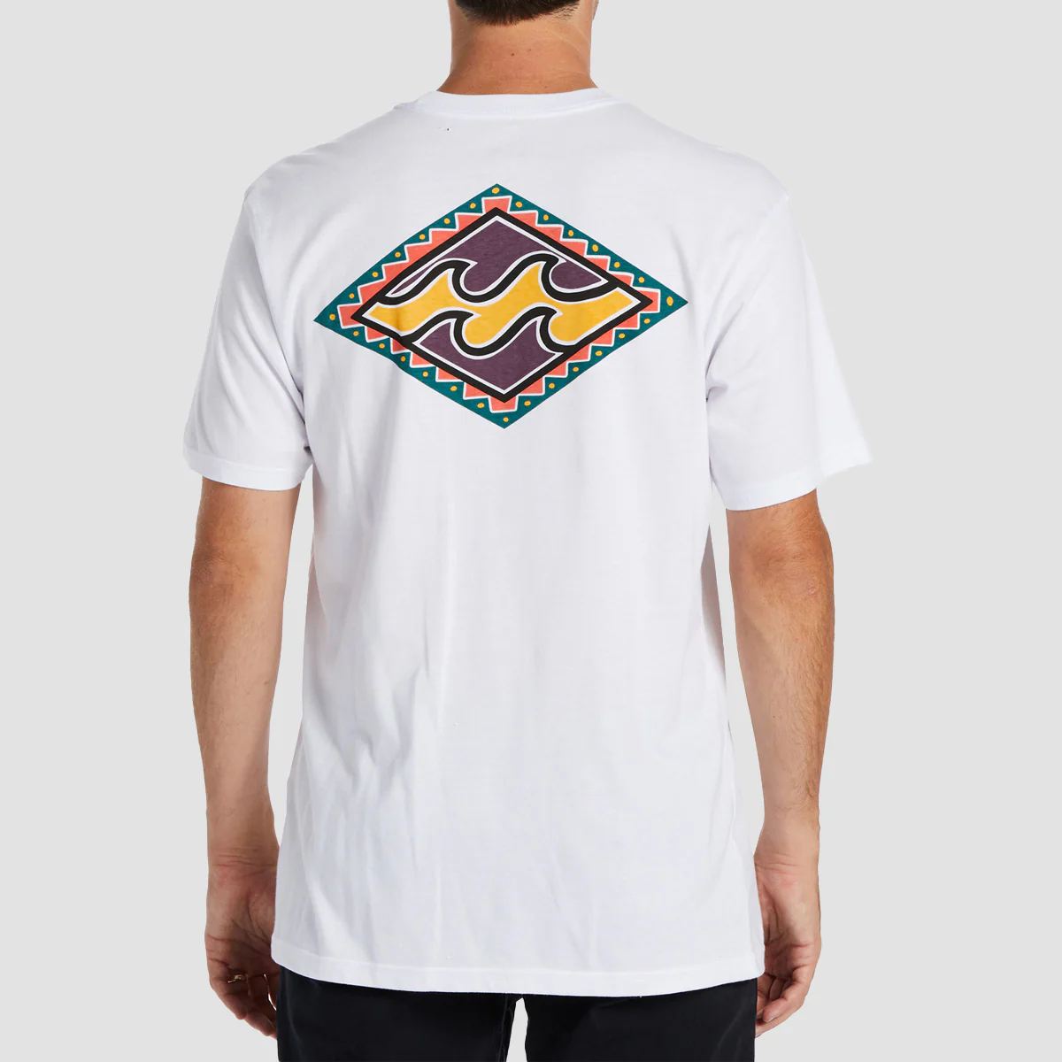 Billabong Crayon Wave T-Shirt White - Image 2