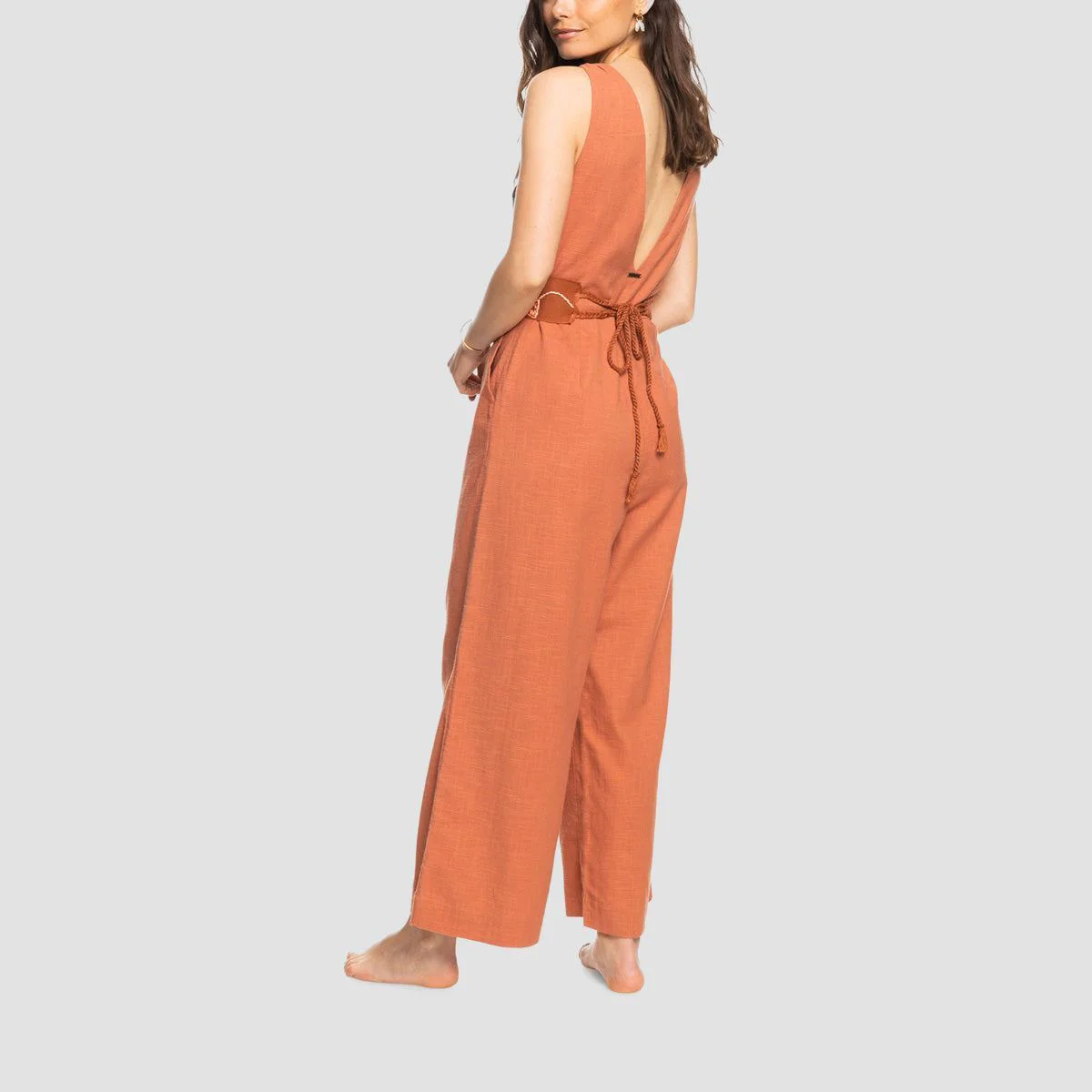 Billabong Drawing Jumpsuit Brown Oxide - Womens - Image 2