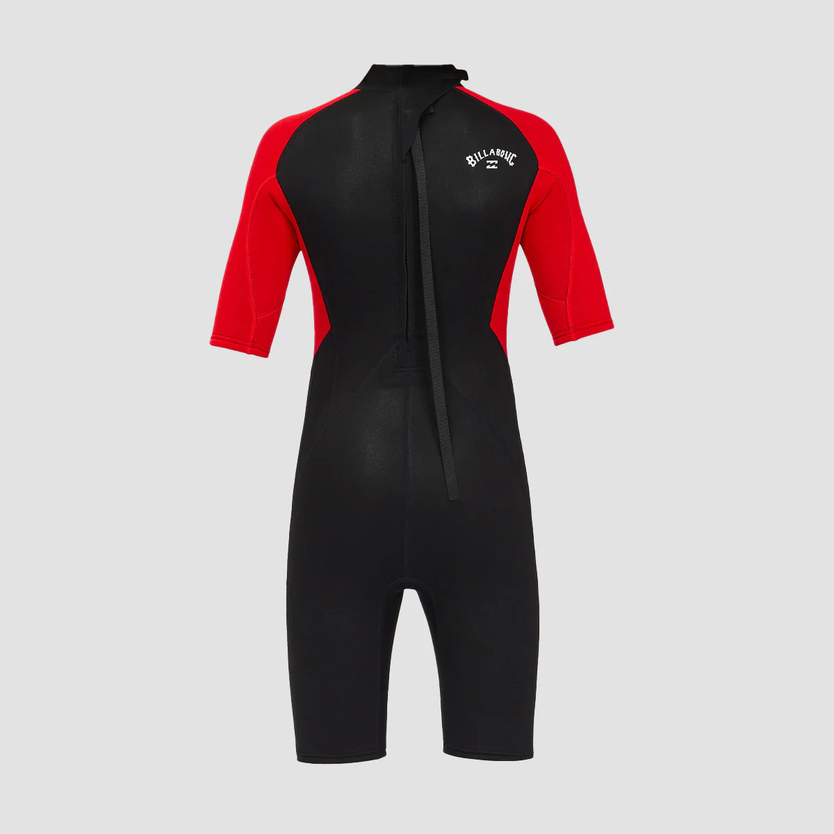 Billabong Intruder 2/2mm Back Zip Shorty Wetsuit Red - Kids - Image 2