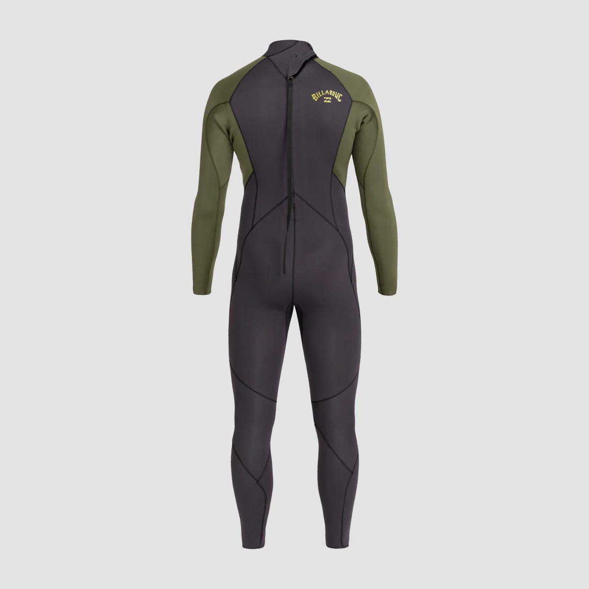Billabong Intruder 4/3mm GBS Back Zip Wetsuit Antique Black - Image 2