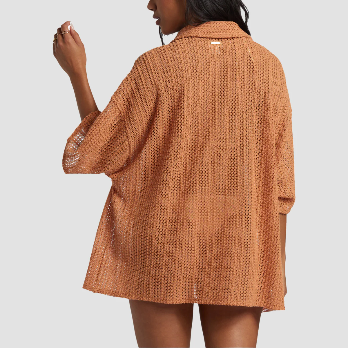 Billabong Largo Beach Shirt Dress Toffee - Womens - Image 2