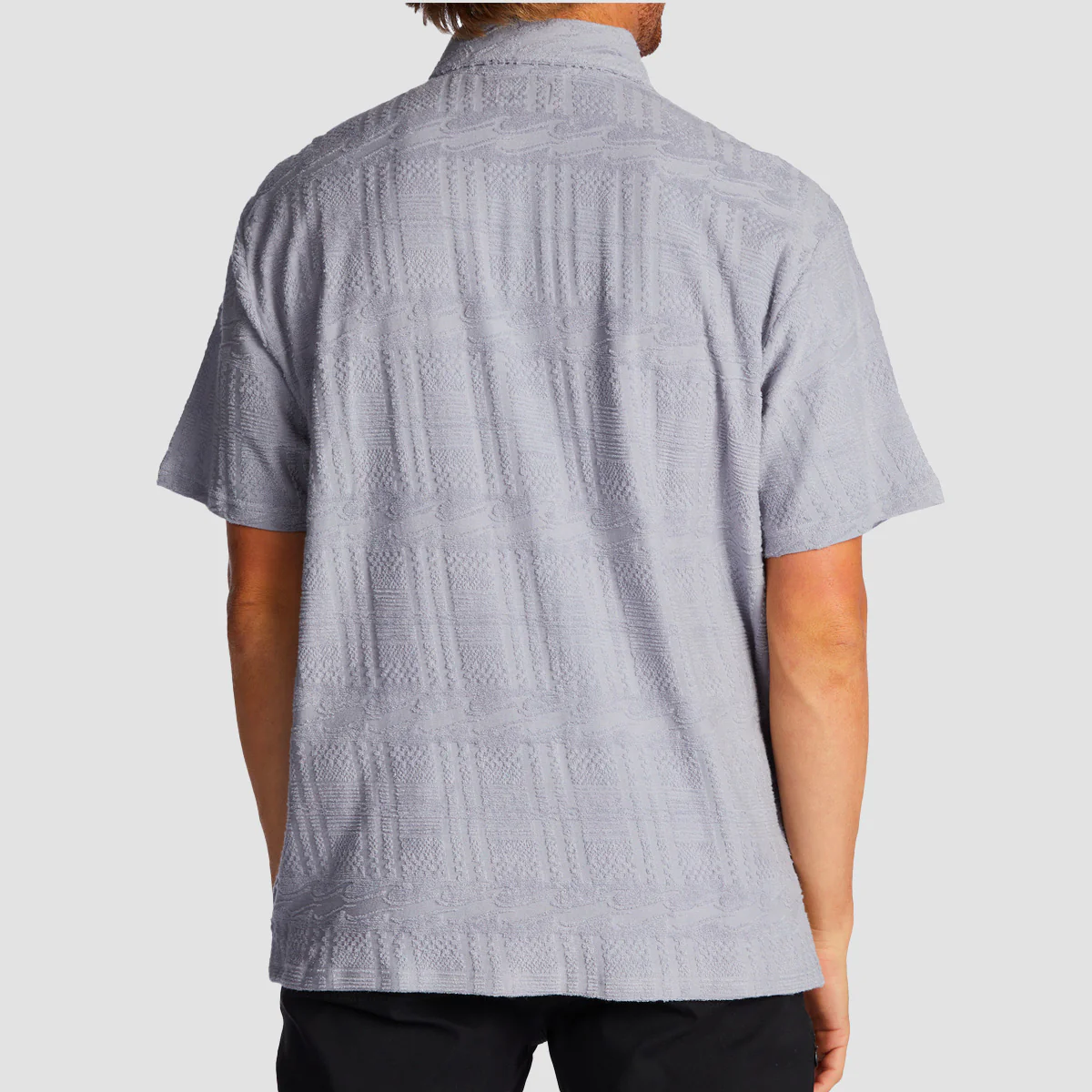 Billabong Loafer Short Sleeve Shirt Grey Violet - Image 2