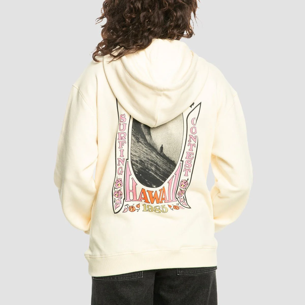 Billabong Search For Stoke Pullover Hoodie Antique White - Womens - Image 2