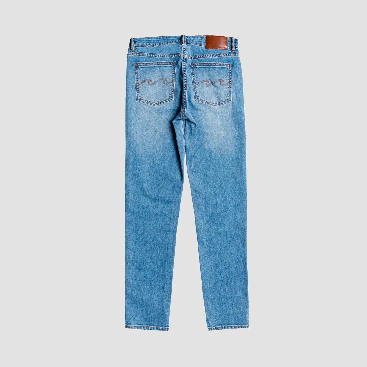 Billabong Shore Line High Waisted Skinny Jeans Indigo Rinse - Womens - Image 2