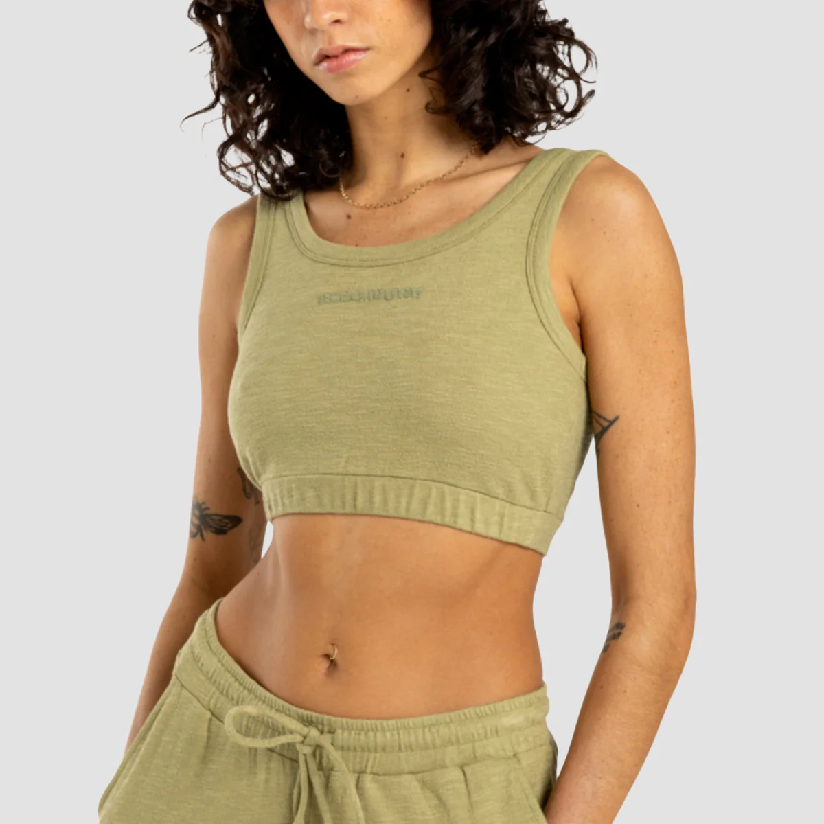 Billabong Sporty Tank Vest Avocado - Womens