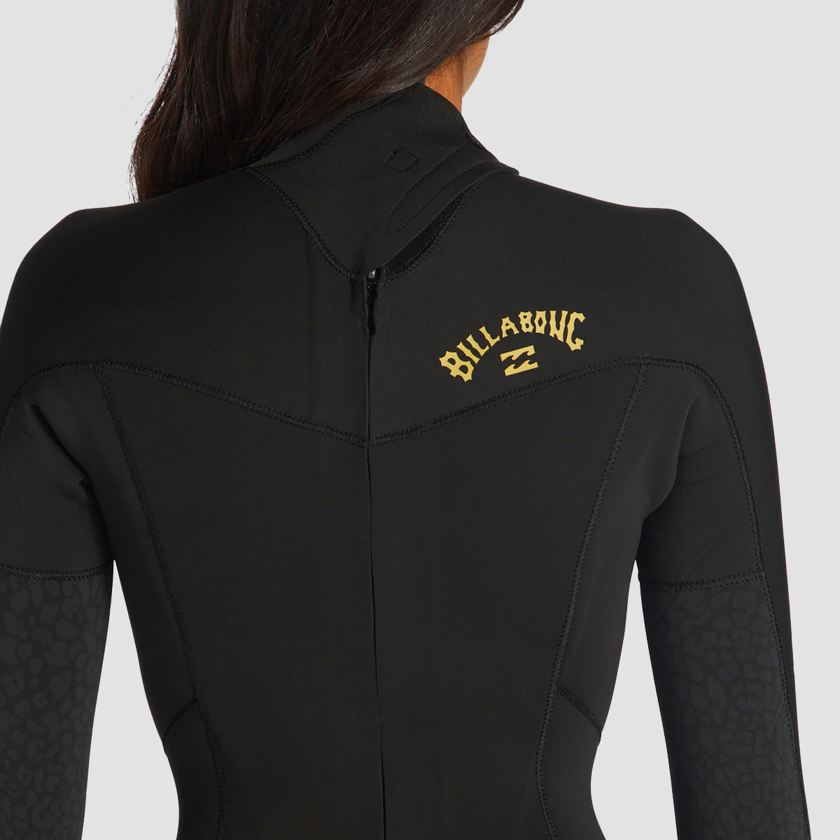 Billabong Synergy 3/2mm Back Zip Wetsuit Wild Black - Womens - Image 3