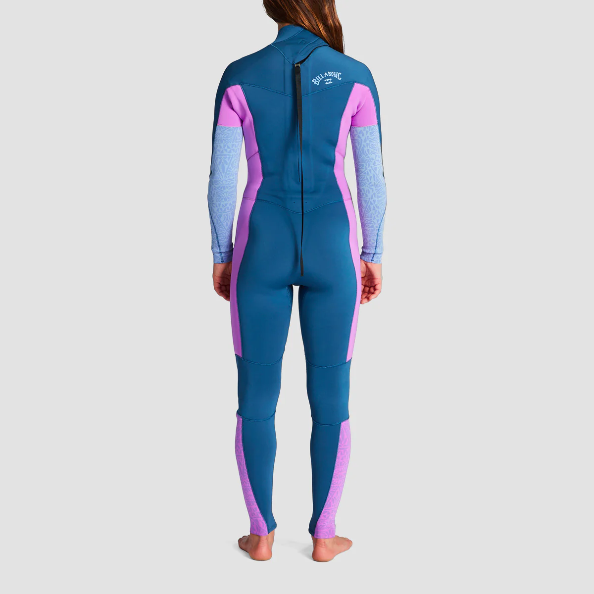 Billabong Synergy 4/3mm Back Zip Wetsuit Deep Sea - Womens - Image 2
