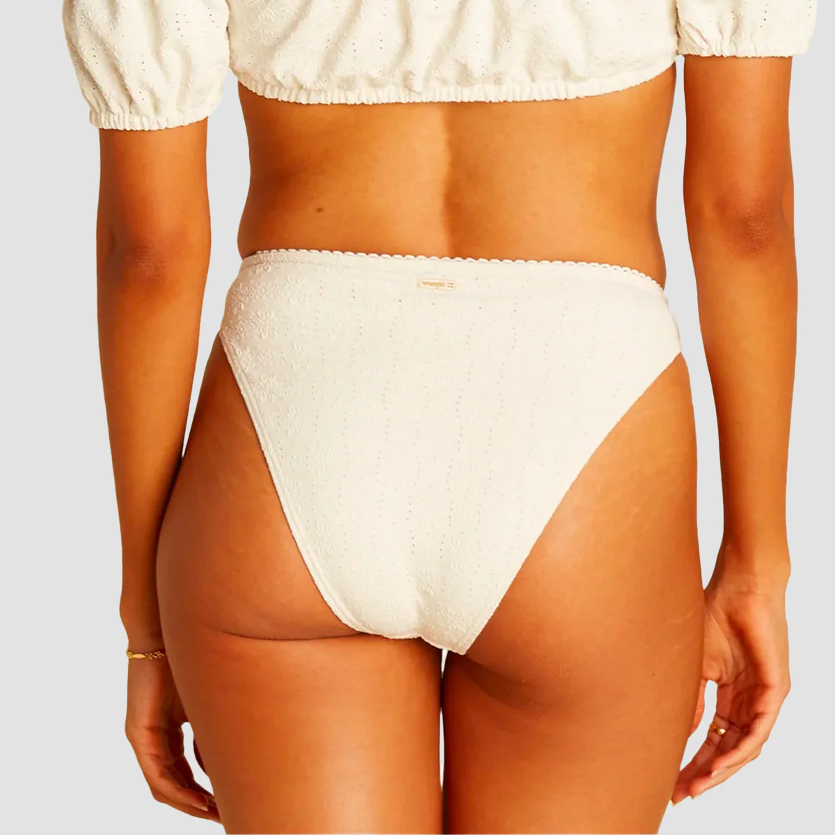 Billabong Wrangler Eye-Lit Your Fire Maui Rider Bikini Bottoms Salt Crystal - Womens - Image 2