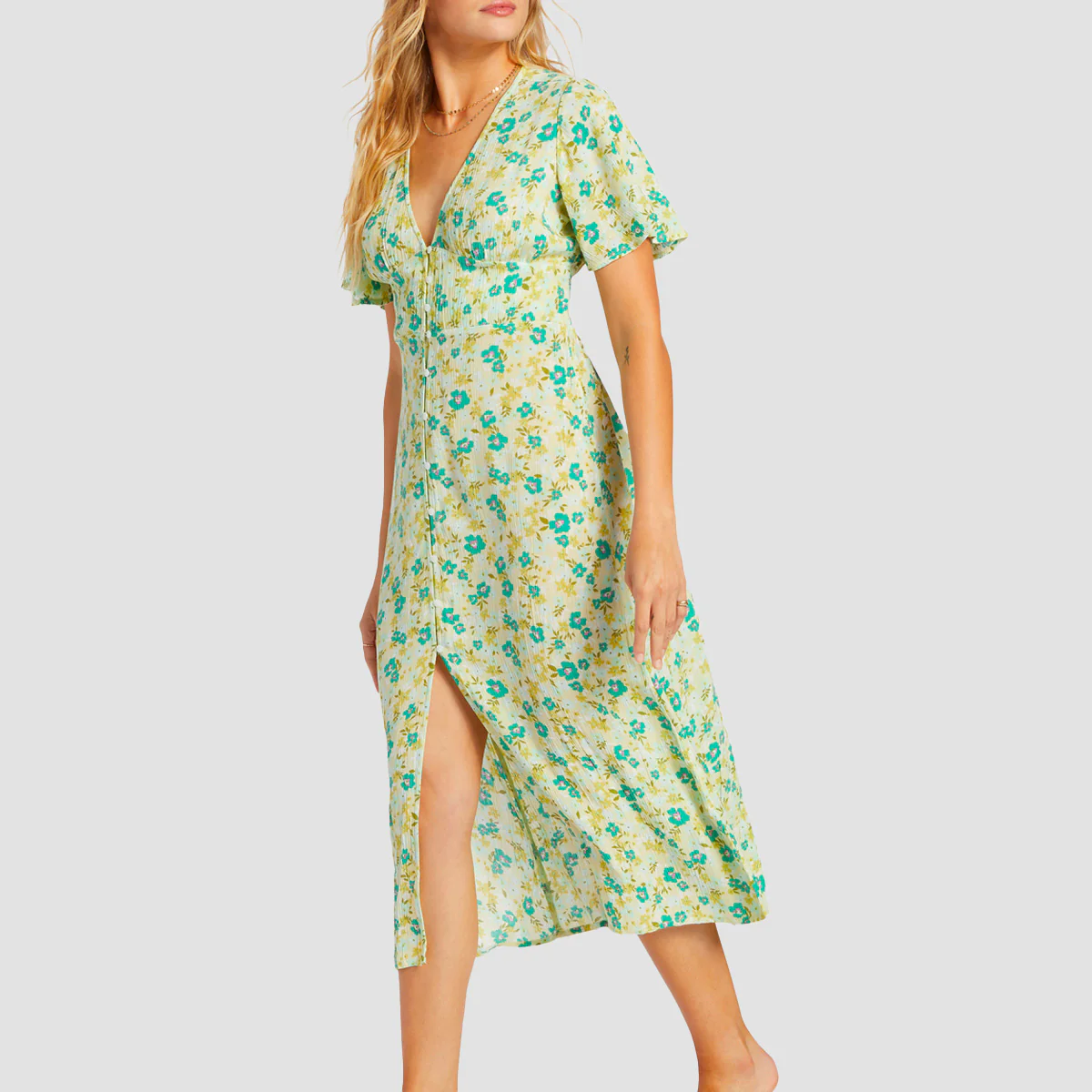 Billabong Your Girl Dress Limelight - Image 2