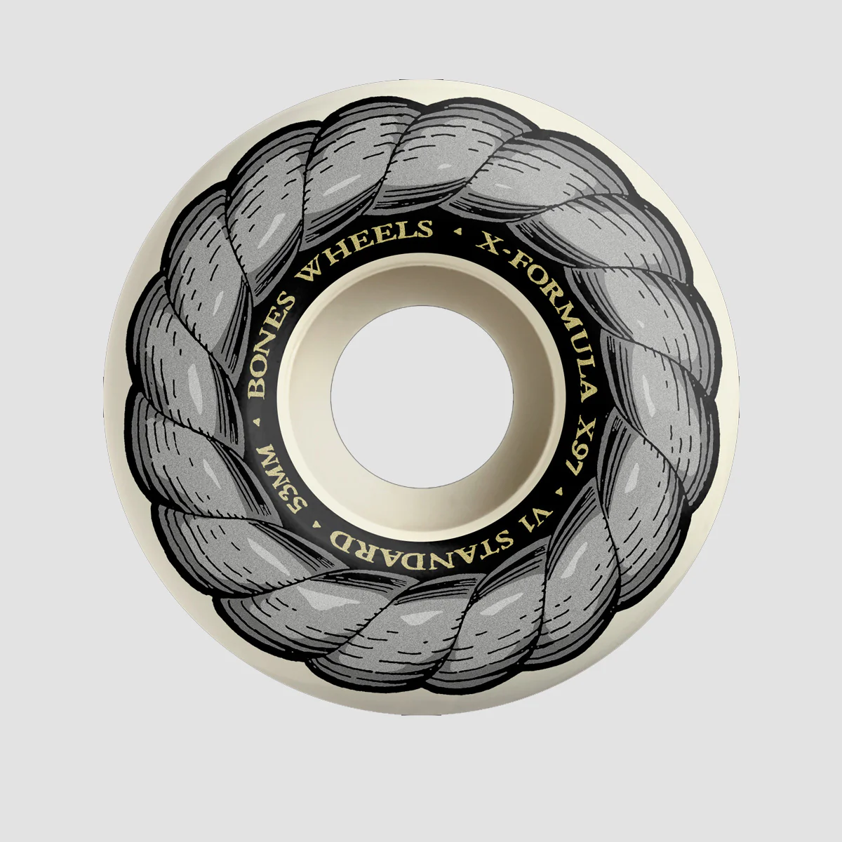 Bones X-Formula XF Standard V1 97A Skateboard Wheels White 53mm