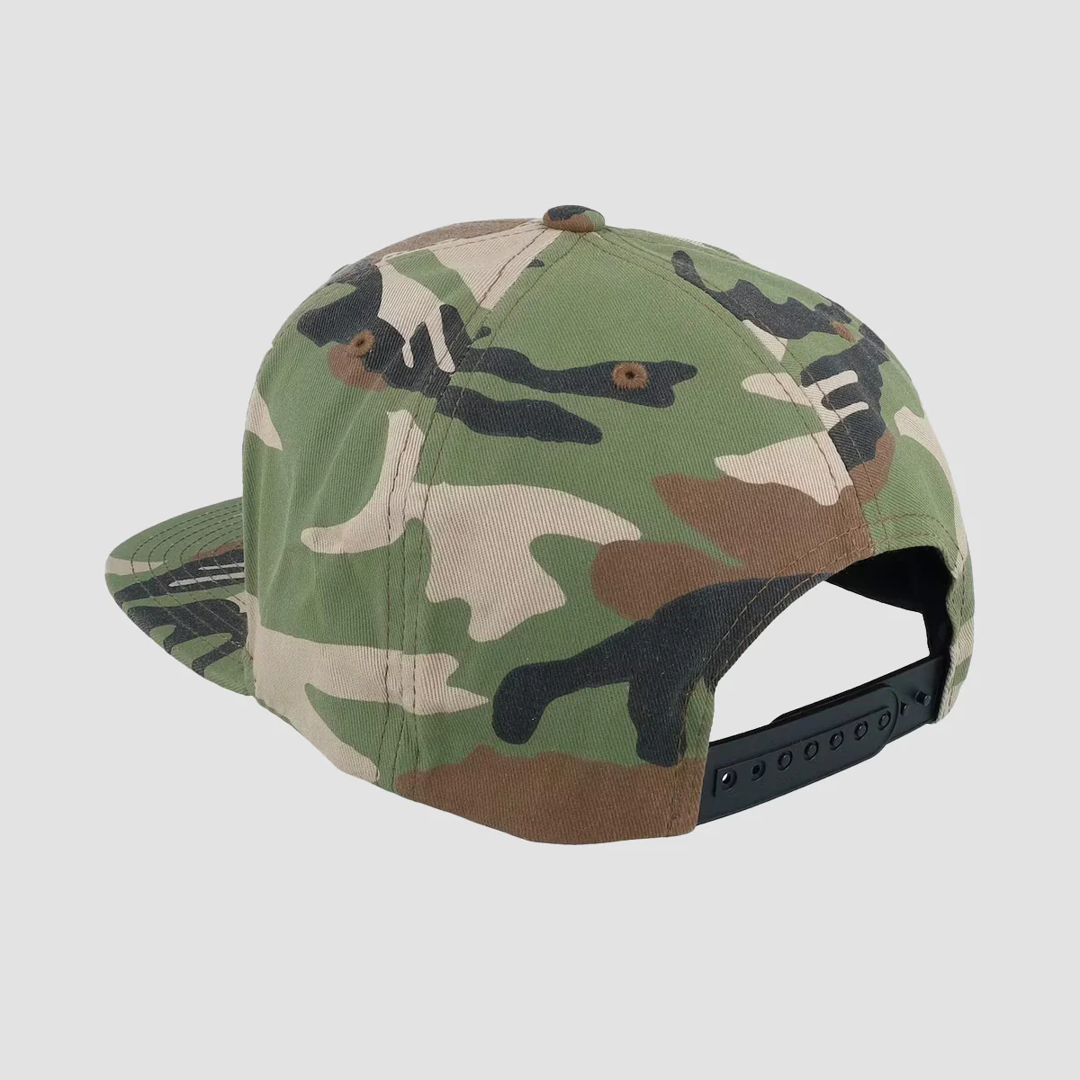Brixton Alpha Square MP Snapback Cap Camo Surplus - Image 2