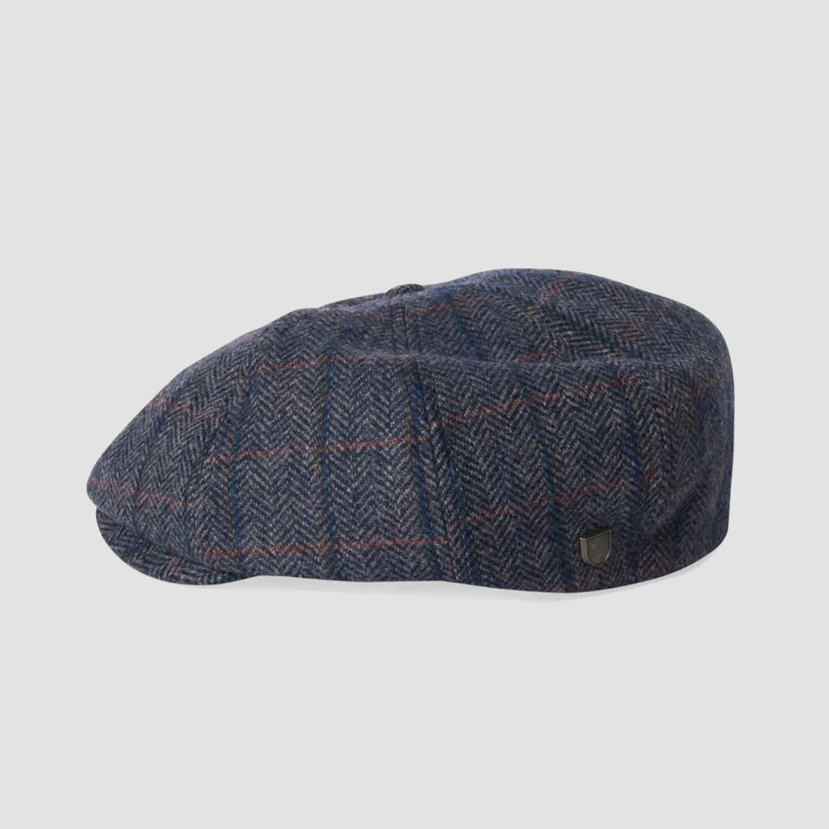 Brixton Brood Newsboy Cap Washed Navy/Beige - Image 2