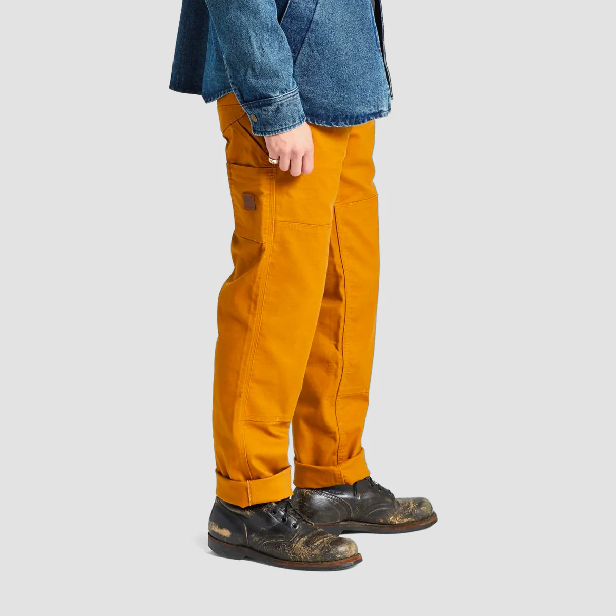 Brixton Builders Carpenter Stretch Pants Golden Brown - Image 2