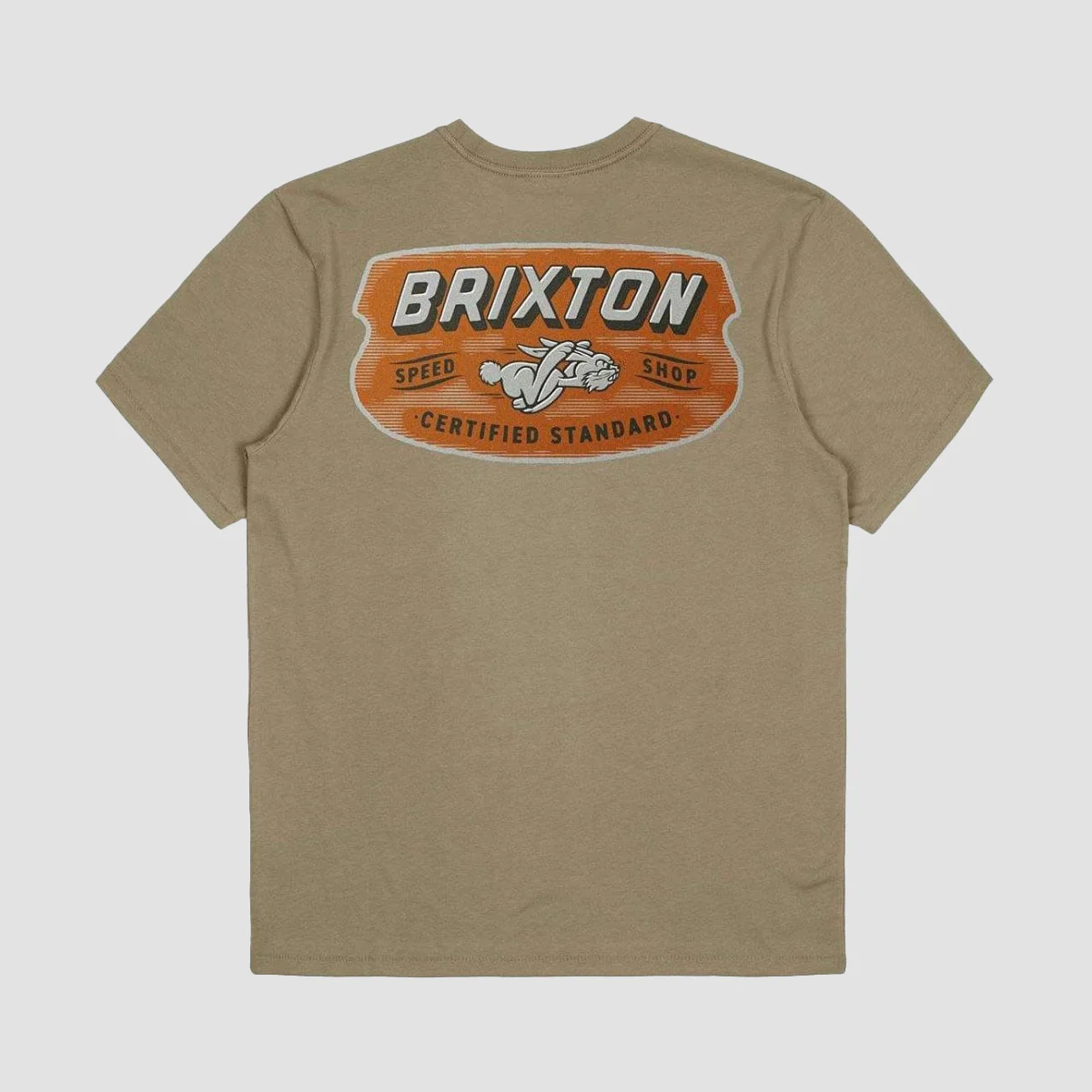 Brixton Clayburn Tailored T-Shirt Oatmeal - Image 2