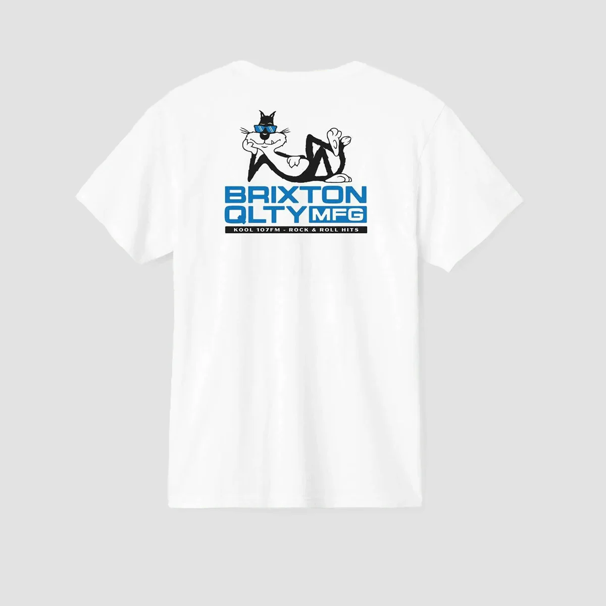 Brixton Cool Cat T-Shirt White - Image 2
