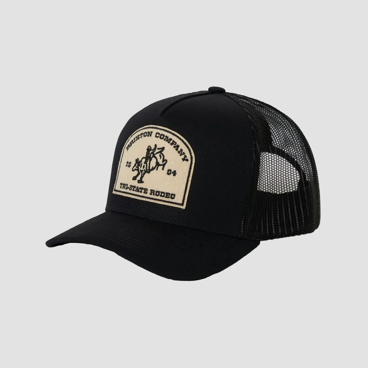 Brixton Danforth Netplus MP Trucker Cap Black/Black