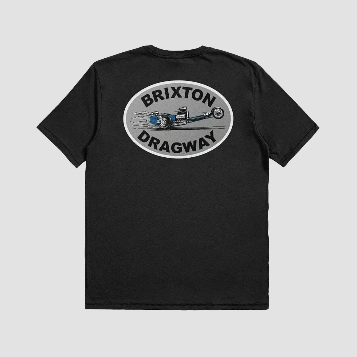 Brixton Dragway Tailored T-Shirt Black - Image 2