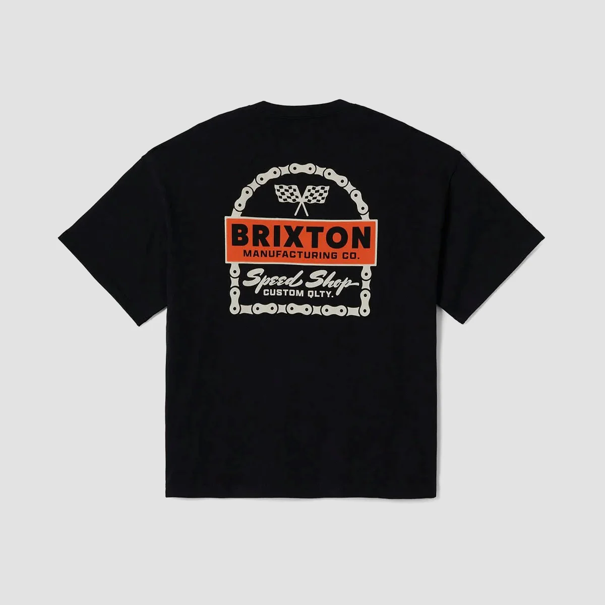 Brixton Drayton Heavyweight Relaxed T-Shirt Black Classic Wash