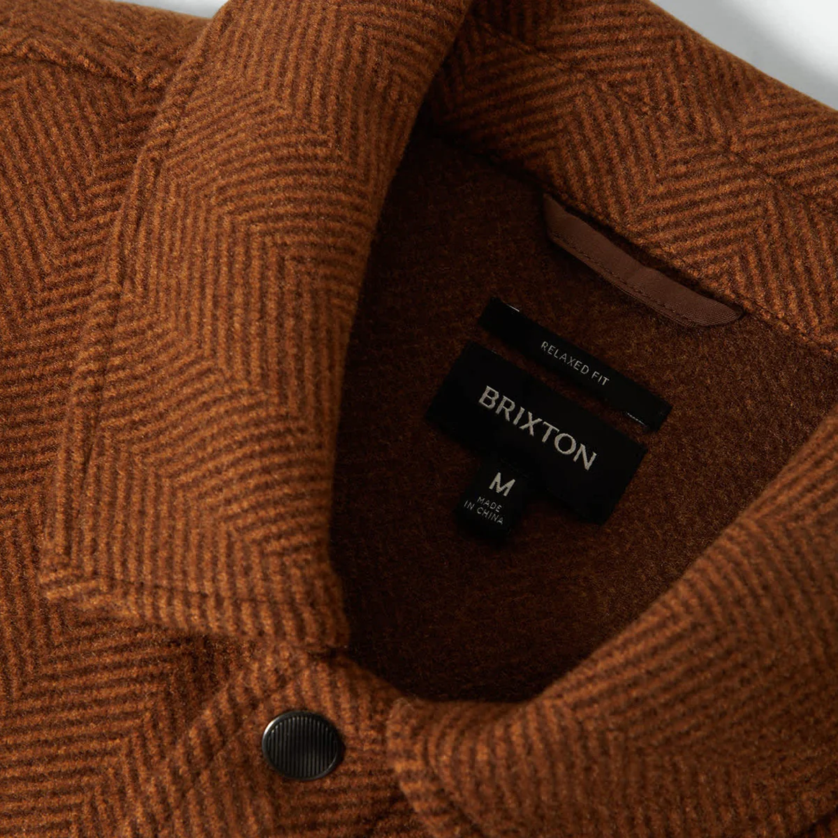 Brixton Durham Brushed Menswear Jacket Brushed Pinecone - Image 3