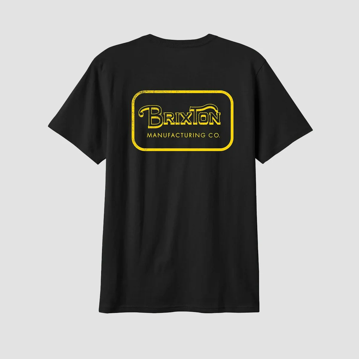 Brixton Grade T-Shirt Black/Dark Yellow
