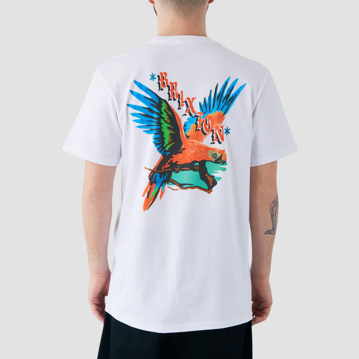 Brixton Loro T-Shirt White - Image 2