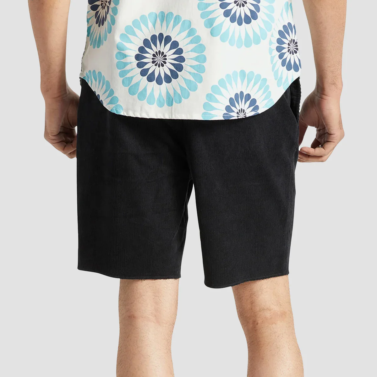 Brixton Madrid II Corduroy Shorts Black Cord - Image 3