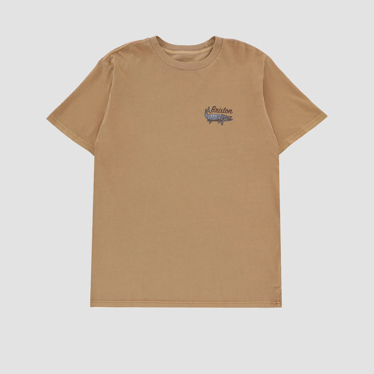 Brixton Muskie T-Shirt Dijon Worn Wash