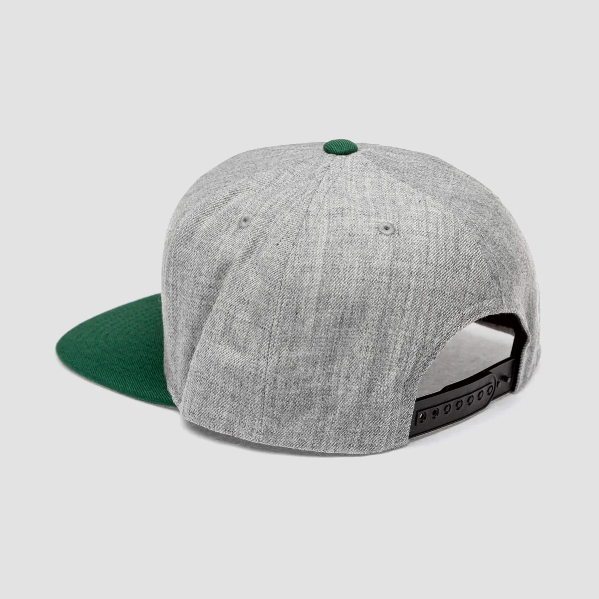 Brixton Oath III Snapback Cap Heather Grey/Spruce - Image 2