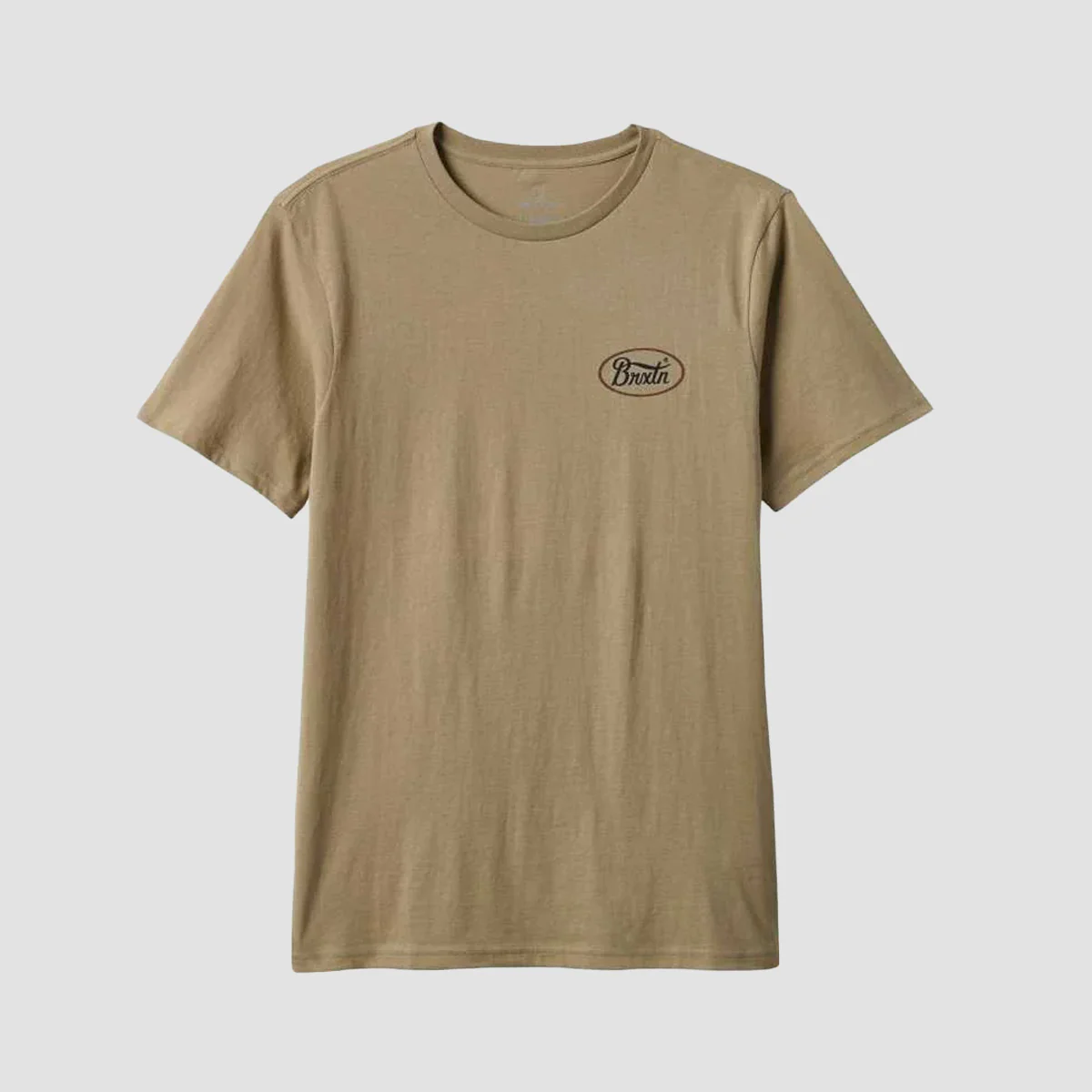 Brixton Parsons Tailored T-Shirt Oatmeal/Washed Black/Mahogany - Image 2