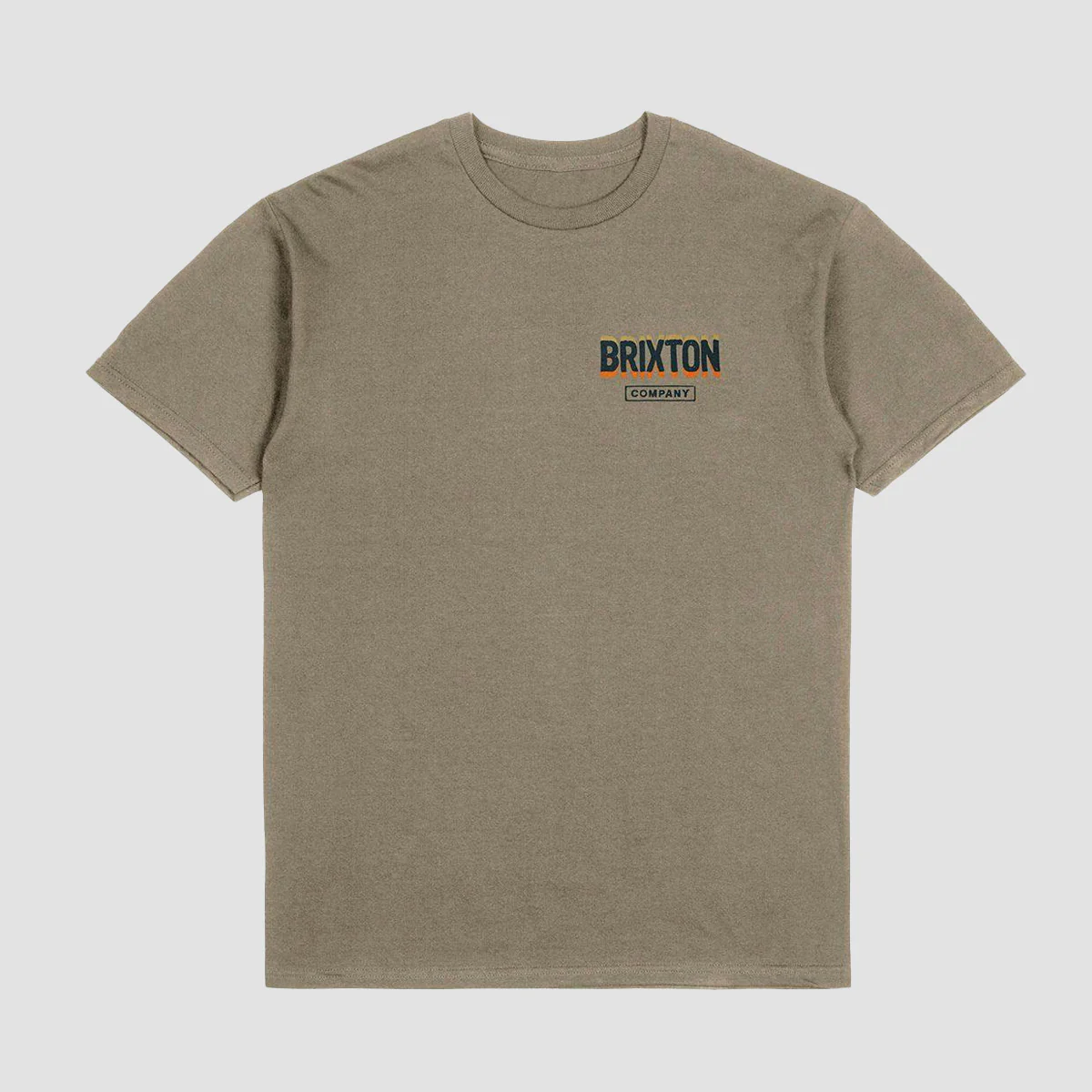 Brixton Raven Tailored T-Shirt Oatmeal - Image 2