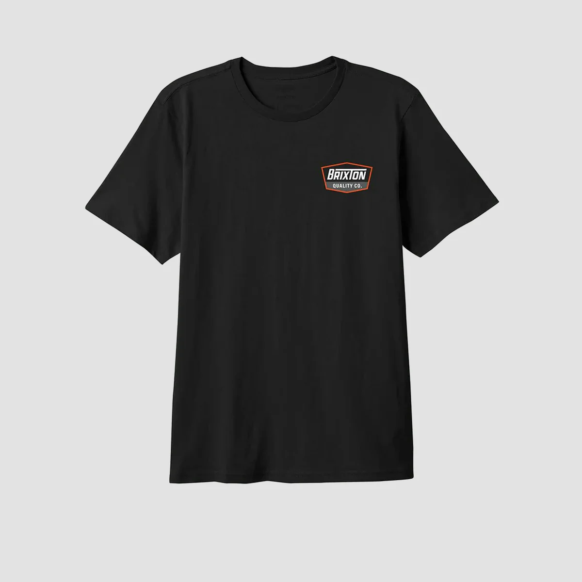 Brixton Regal T-Shirt Black/Classic Orange/White - Image 2