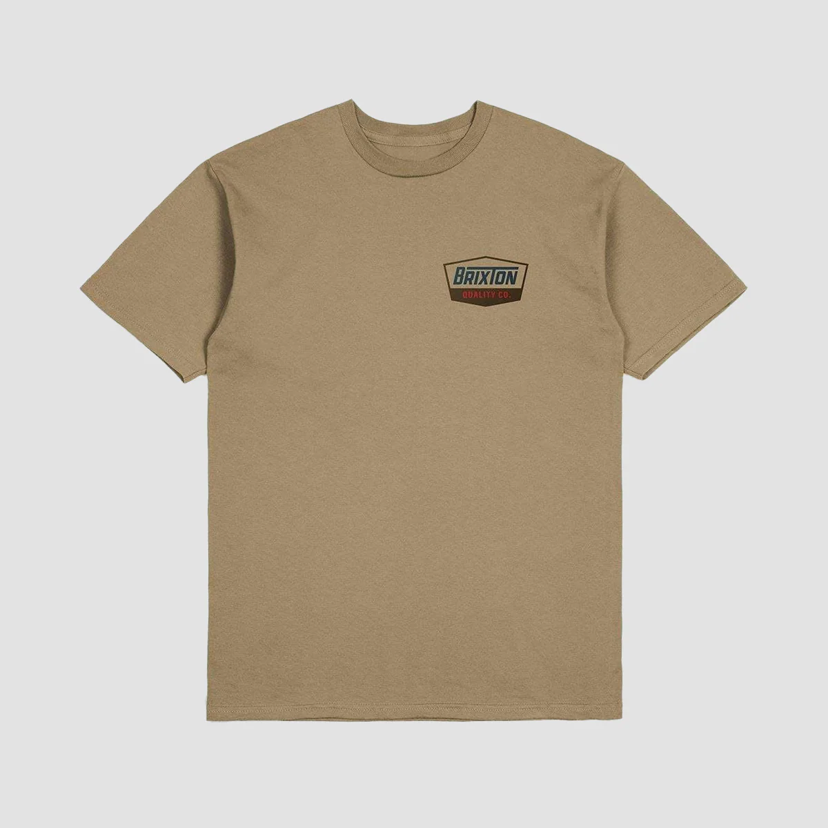 Brixton Regal T-Shirt Tiger's Eye/Navy/Brown - Image 2