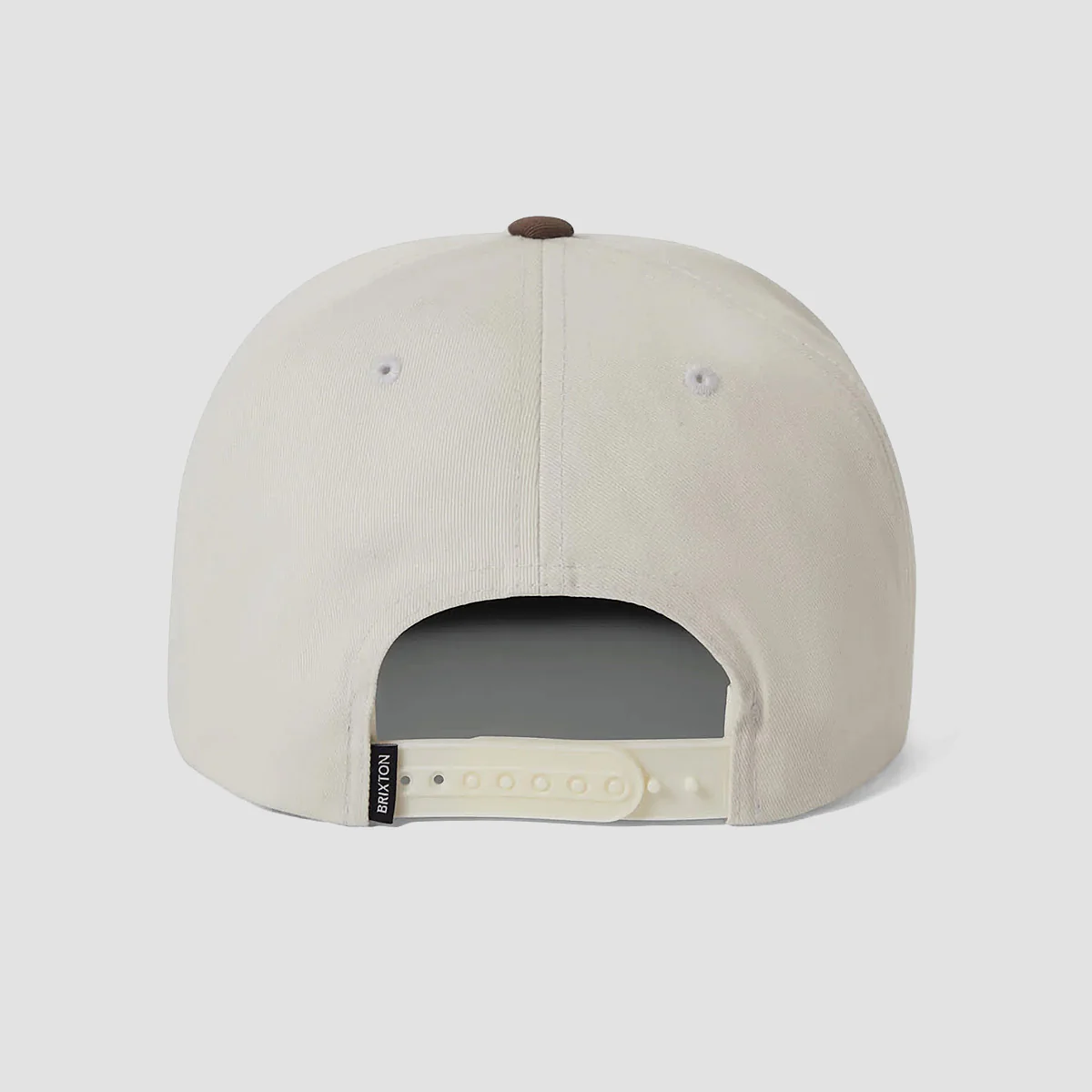 Brixton Rhett MP Snapback Cap Off White/Pinecone Brown - Image 2