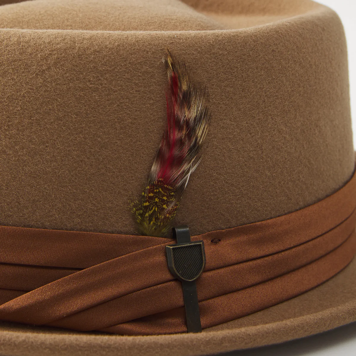Brixton Stout Pork Pie Hat Tan - Image 2