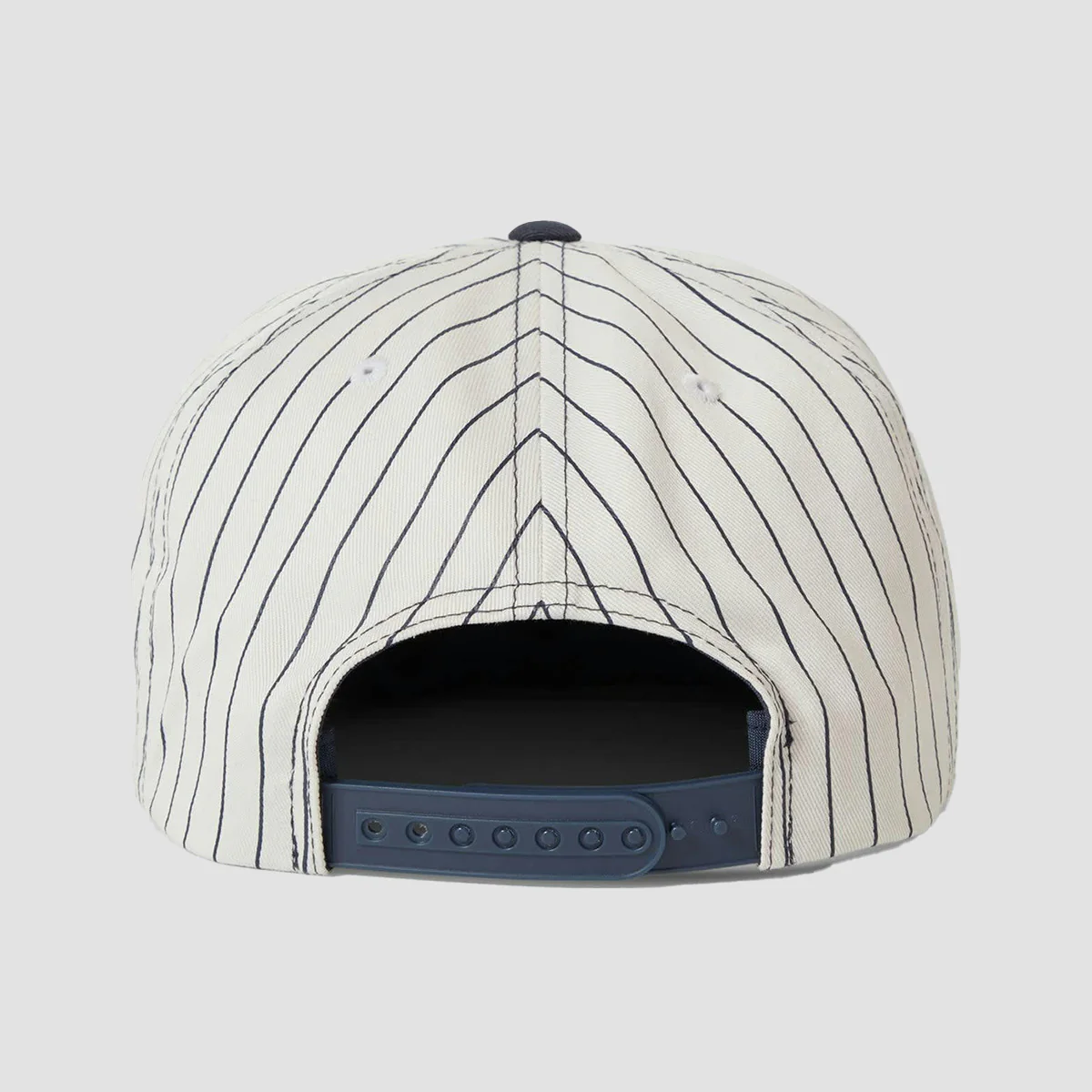 Brixton The League MP Snapback Cap Washed Navy/Off White - Image 2