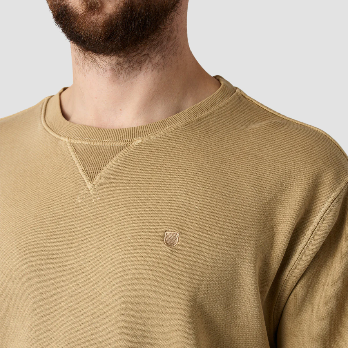Brixton Vintage Reserve Crew Sweat Sand Vintage Wash - Image 3