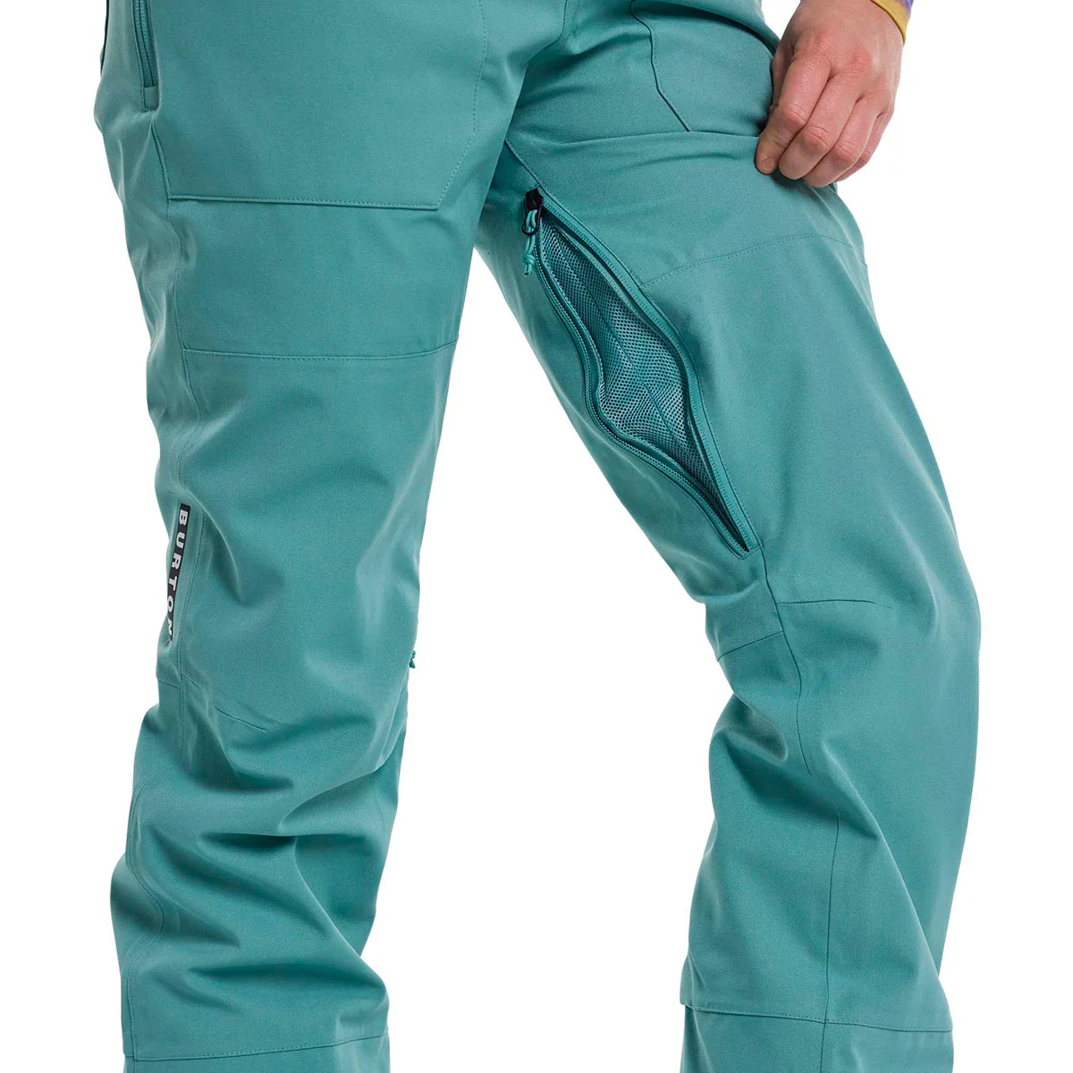 Burton Avalon 2L Stretch Snow Bib Pants Rock Lichen - Womens - Image 4