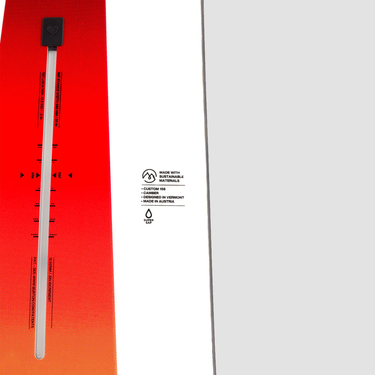 Burton Custom Camber Snowboard 158cm Wide - Image 2