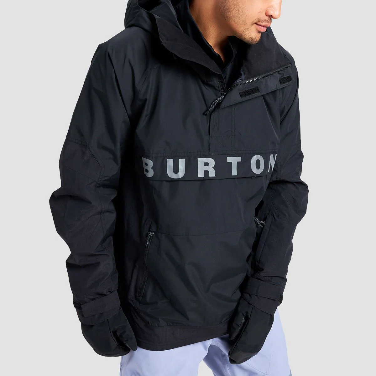 Burton Frostner 2L Anorak Snow Jacket True Black - Image 2