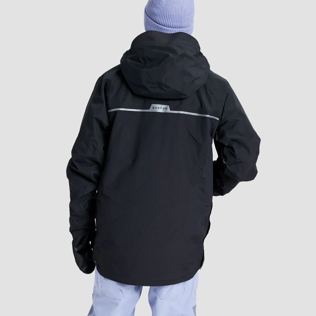 Burton Frostner 2L Anorak Snow Jacket True Black - Image 3