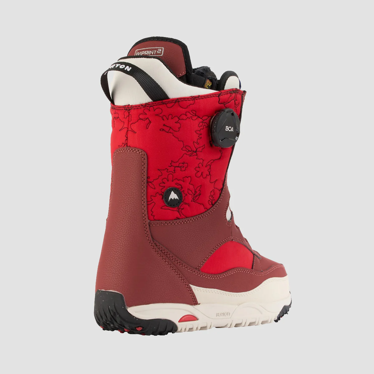 Burton Limelight BOA Snowboard Boots Red/Stout White - Womens - Image 2