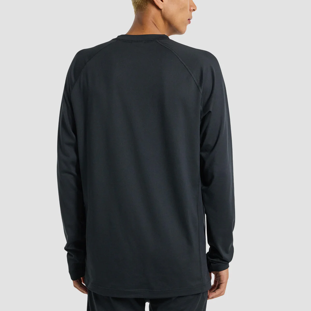 Burton Midweight Base Layer Crewneck Longsleeve T-Shirt True Black - Image 2