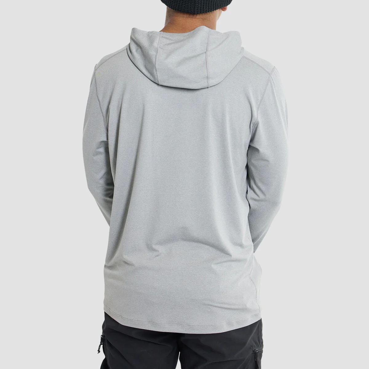 Burton Multipath Essential Tech Pullover Hoodie Sharkskin Heather - Image 2