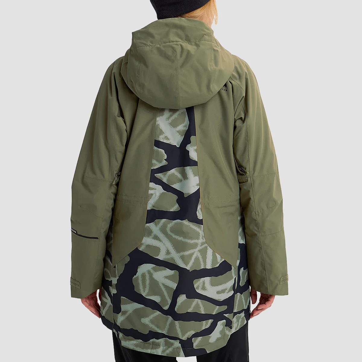 Burton Reserve 2L Insulated Snow Jacket Forest Moss/Graffiti Camo - Womens - Image 3